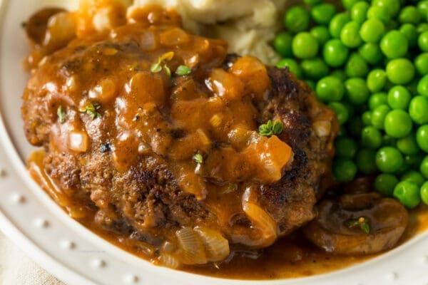 Low Calorie Salisbury Steak