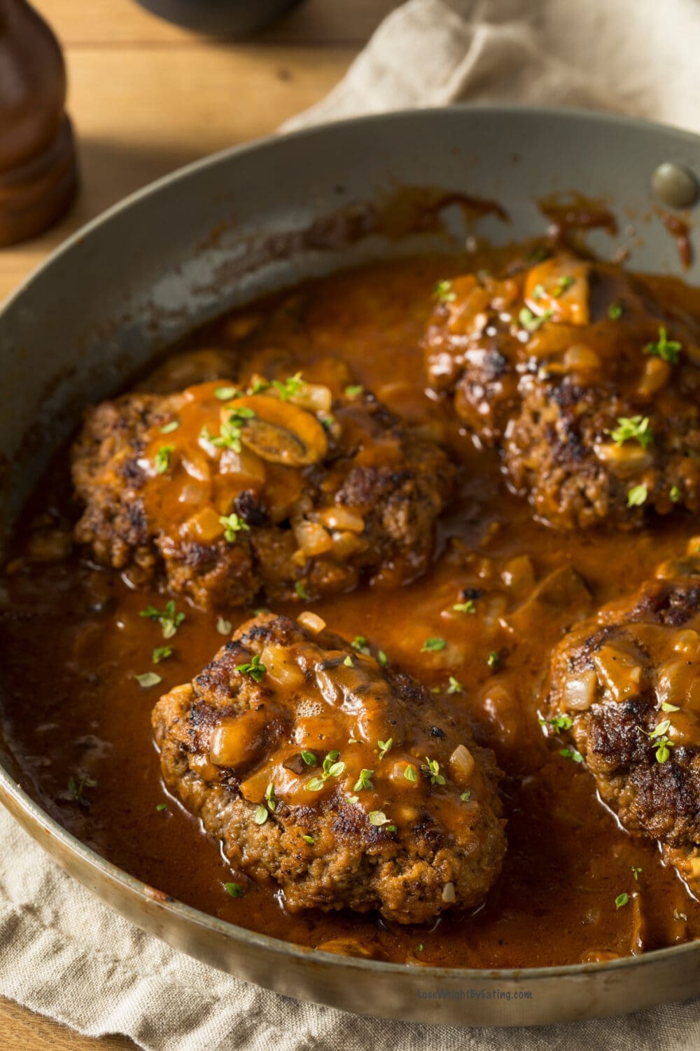 Low Calorie Salisbury Steak