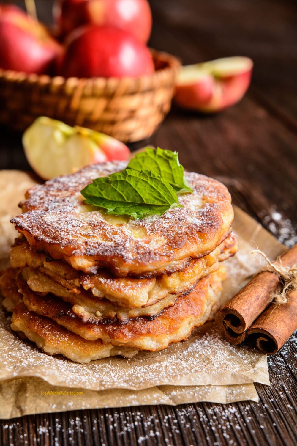 Healthy Apple Pancakes