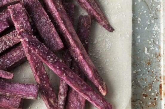 Healthy Purple Sweet Potato Fries