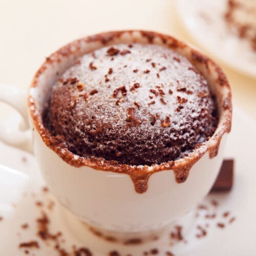 Low Calorie Brownie in a Mug