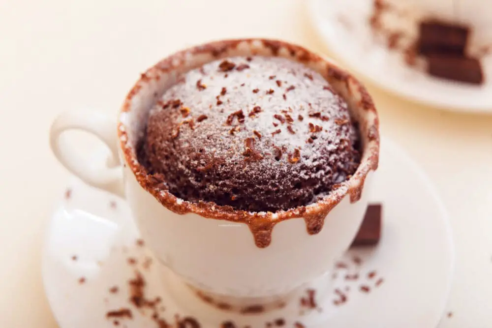 Low Calorie Brownie in a Mug