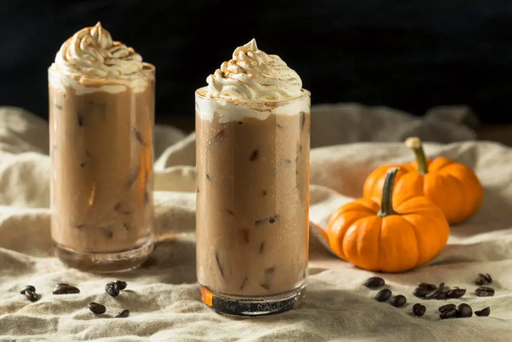 Low Calorie Iced Pumpkin Latte