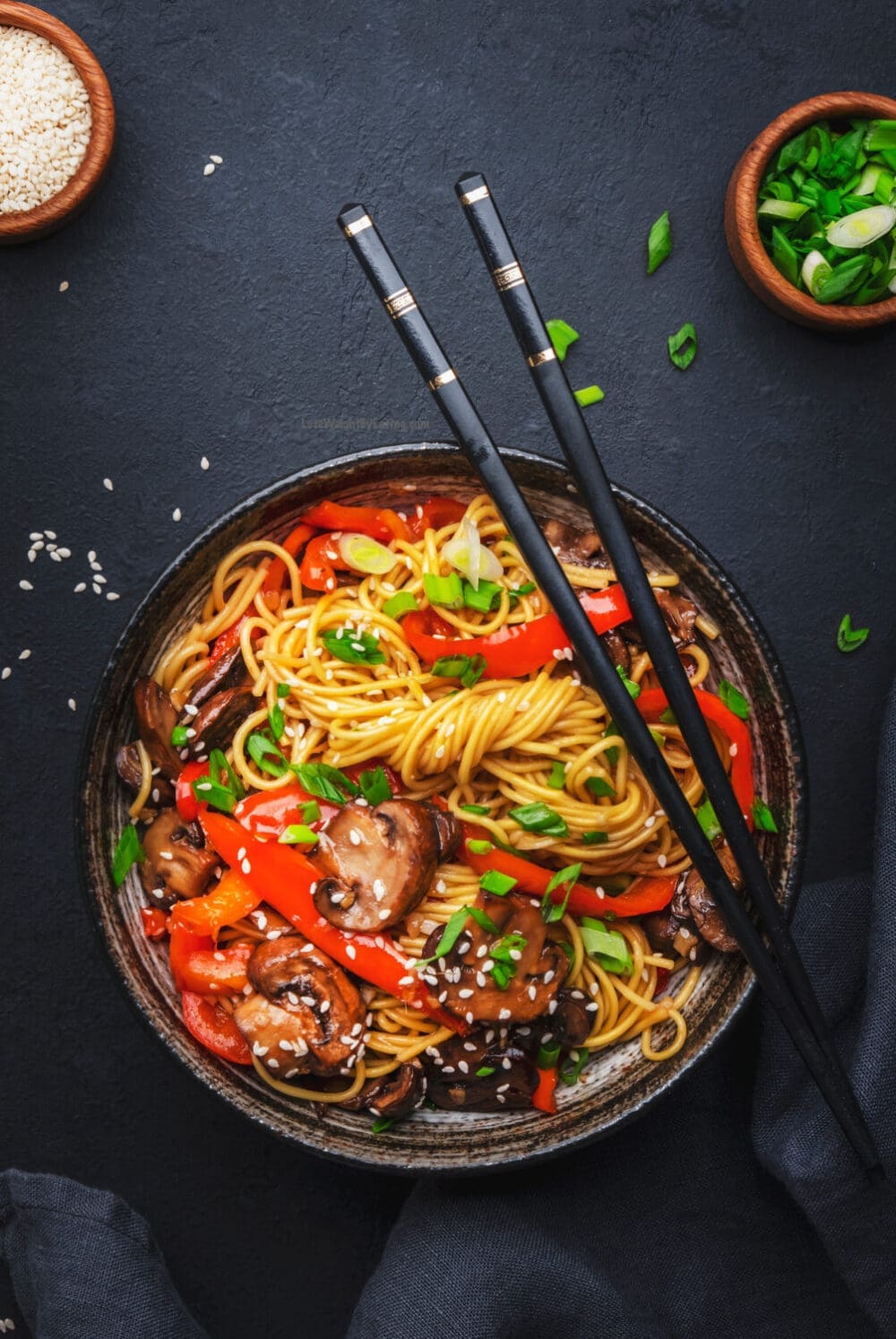 Low Calorie Spicy Asian Noodles