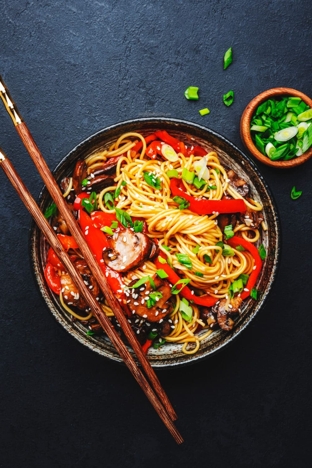 Low Calorie Spicy Asian Noodles