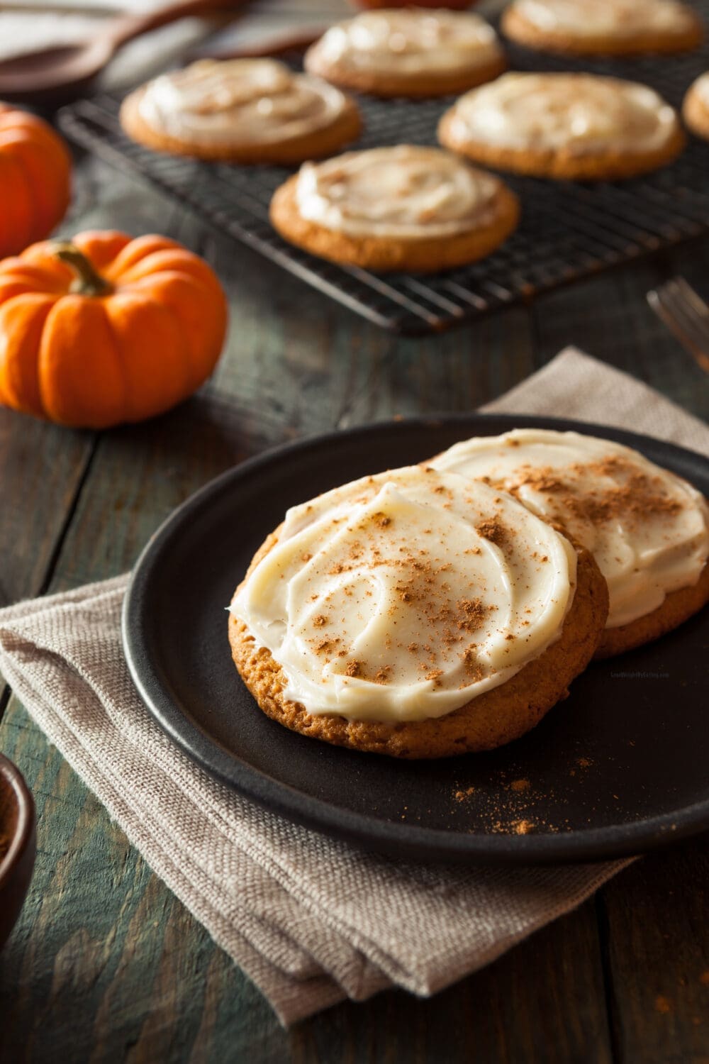 Low Calorie Pumpkin Cookies