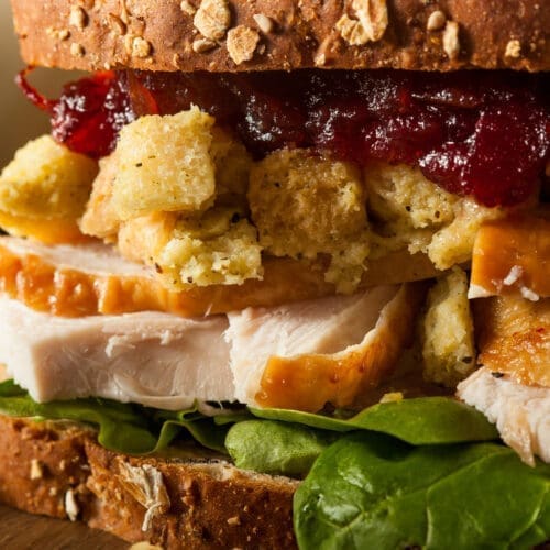 Healthy Holiday Leftover Sandwiches