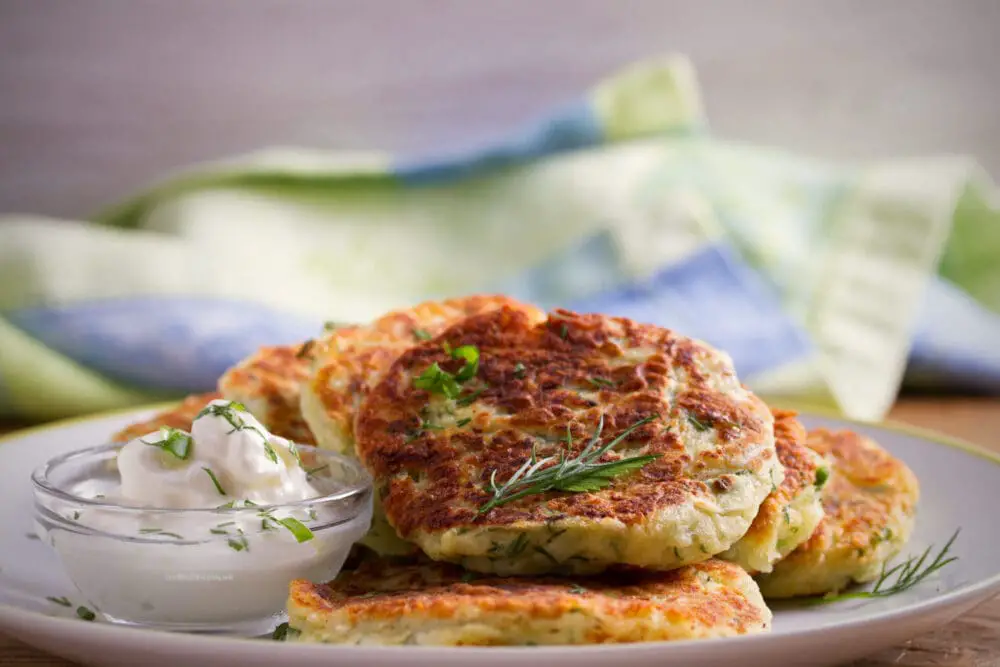 Healthy Leftover Mashed Potato Pancakes