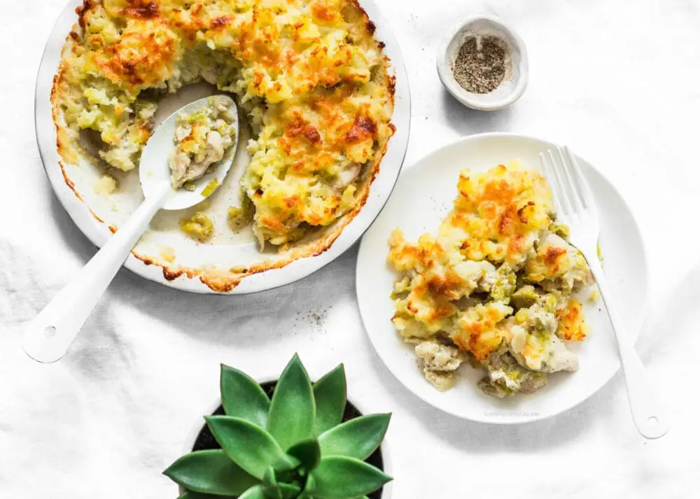 Healthy Leftover Turkey Shepherd's Pie