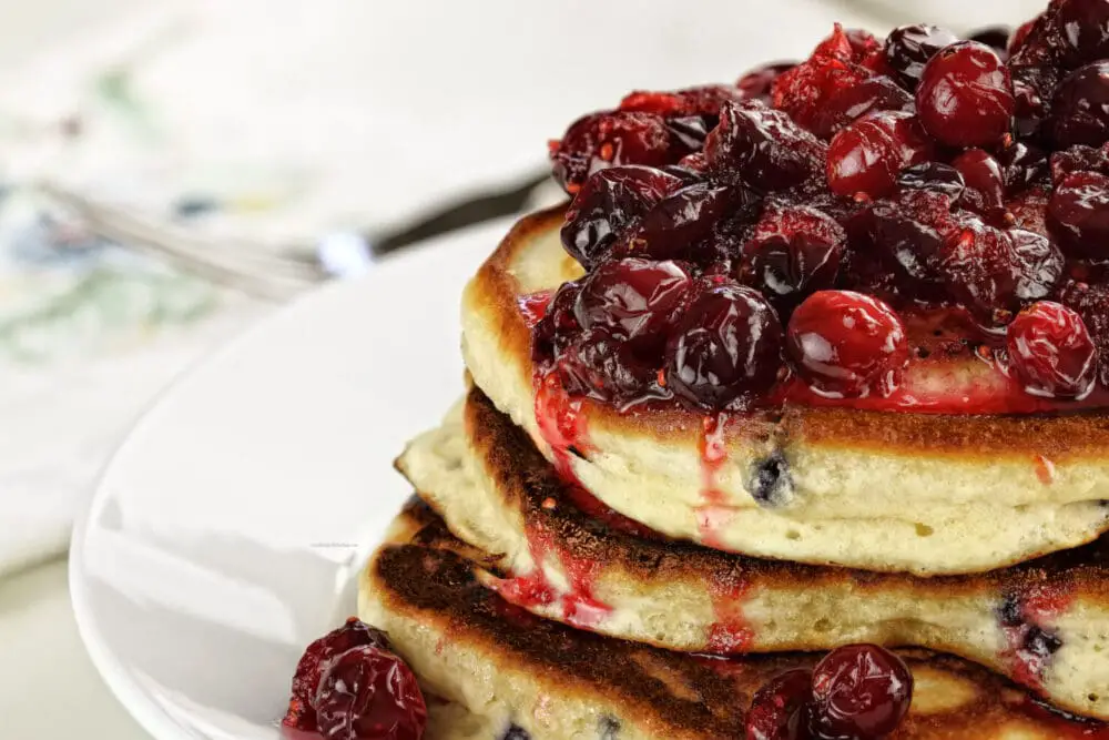 Low Calorie Cranberry Pancakes