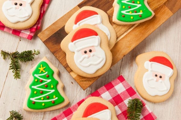 Low Calorie Frosted Sugar Cookies