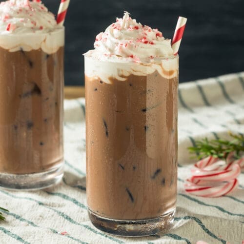 Low Calorie Iced Peppermint Mocha