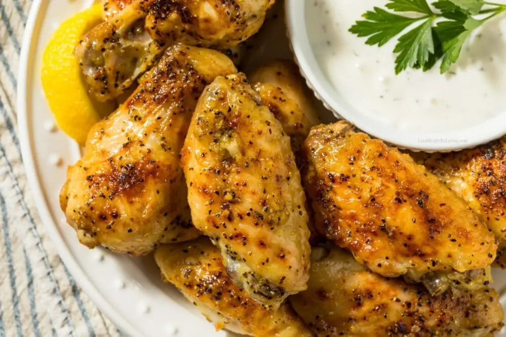 Healthy Lemon Pepper Chicken Wings