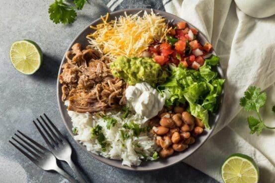 Low Calorie Carnitas Protein Bowls