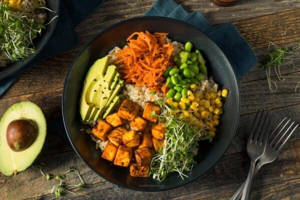 Low Calorie Tofu Bowls