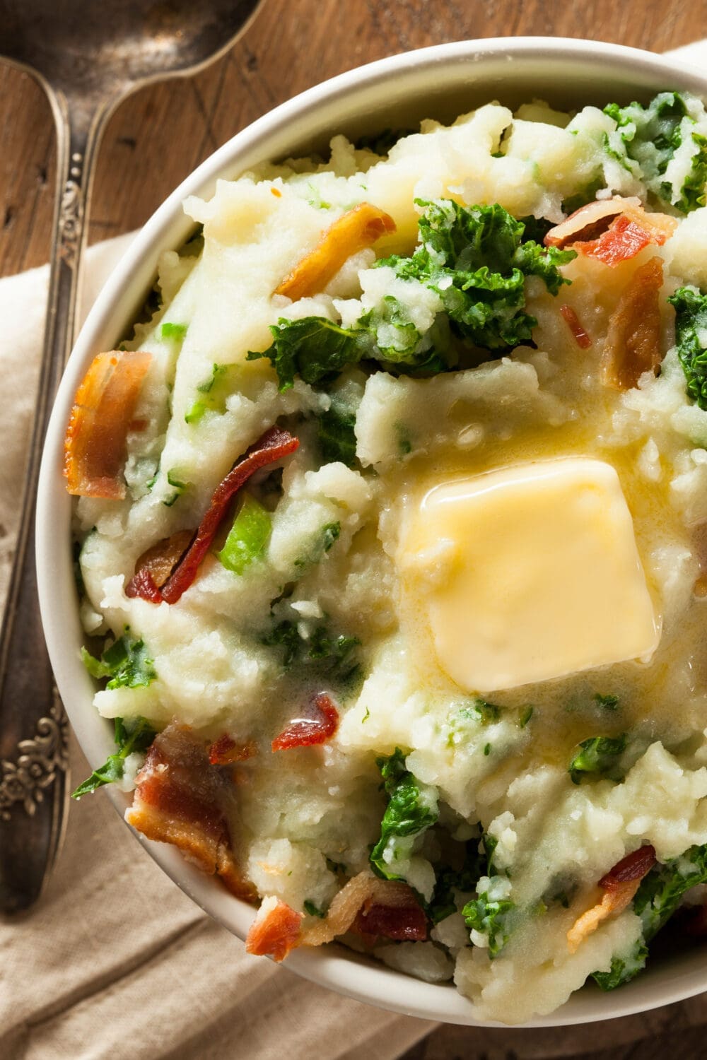 Low Calorie Irish Potato Colcannon