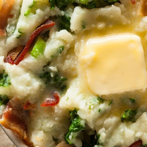 Low Calorie Irish Potato Colcannon