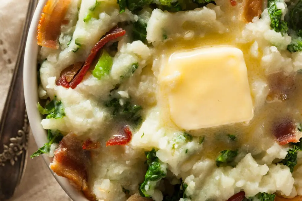 Low Calorie Irish Potato Colcannon