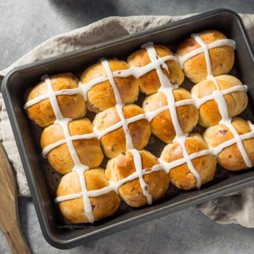 Low Calorie Hot Cross Buns