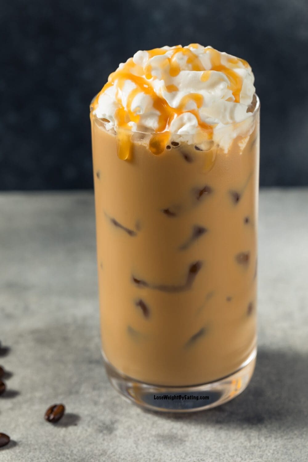 Low Calorie Iced Caramel Latte