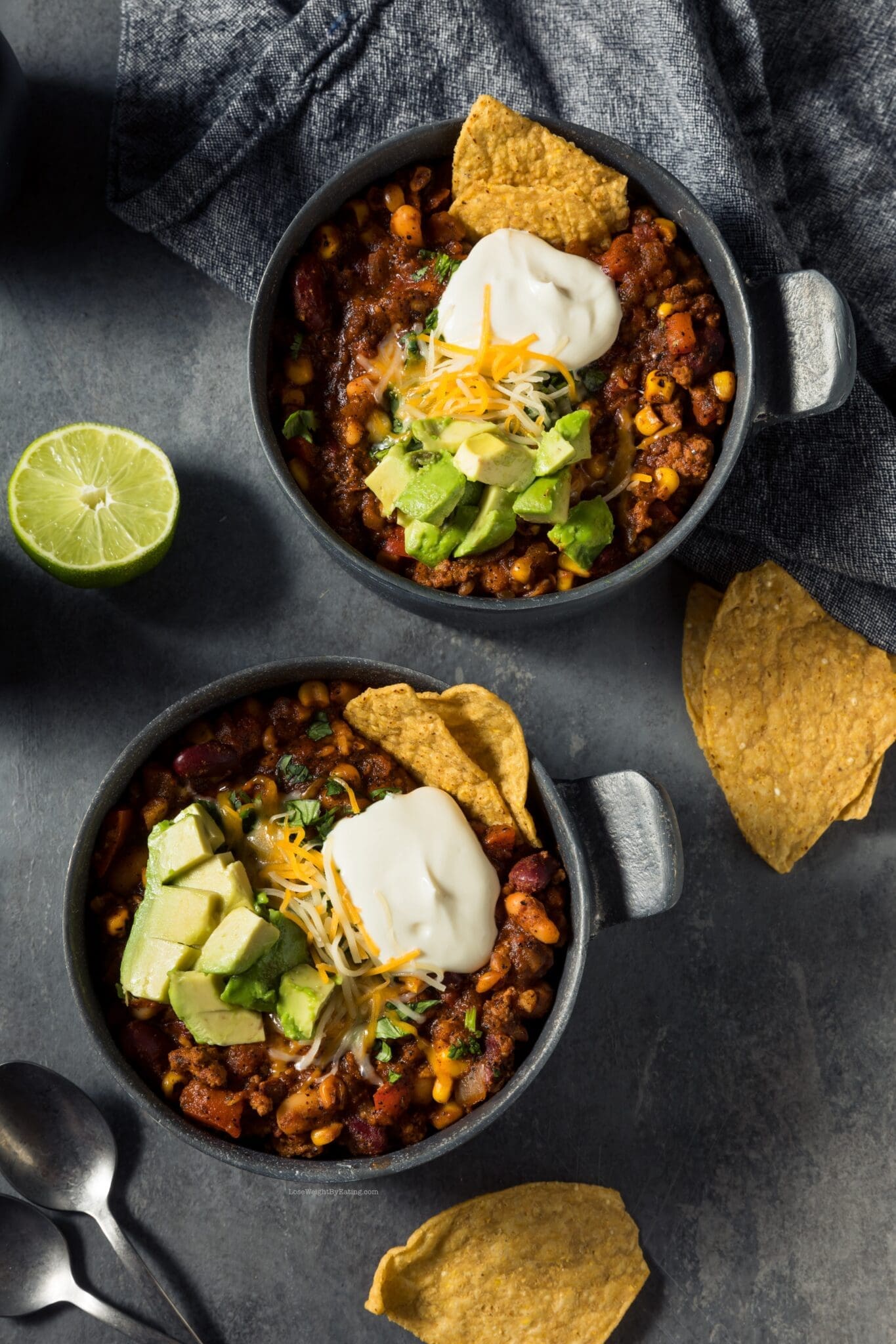 Healthy Turkey Chili with White Beans Lose Weight By Eating