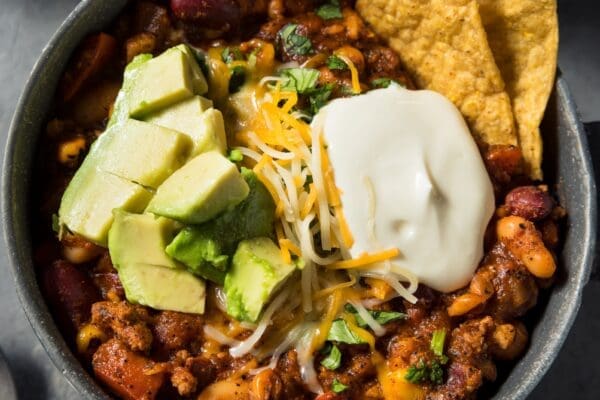 Healthy Turkey Chili with White Beans