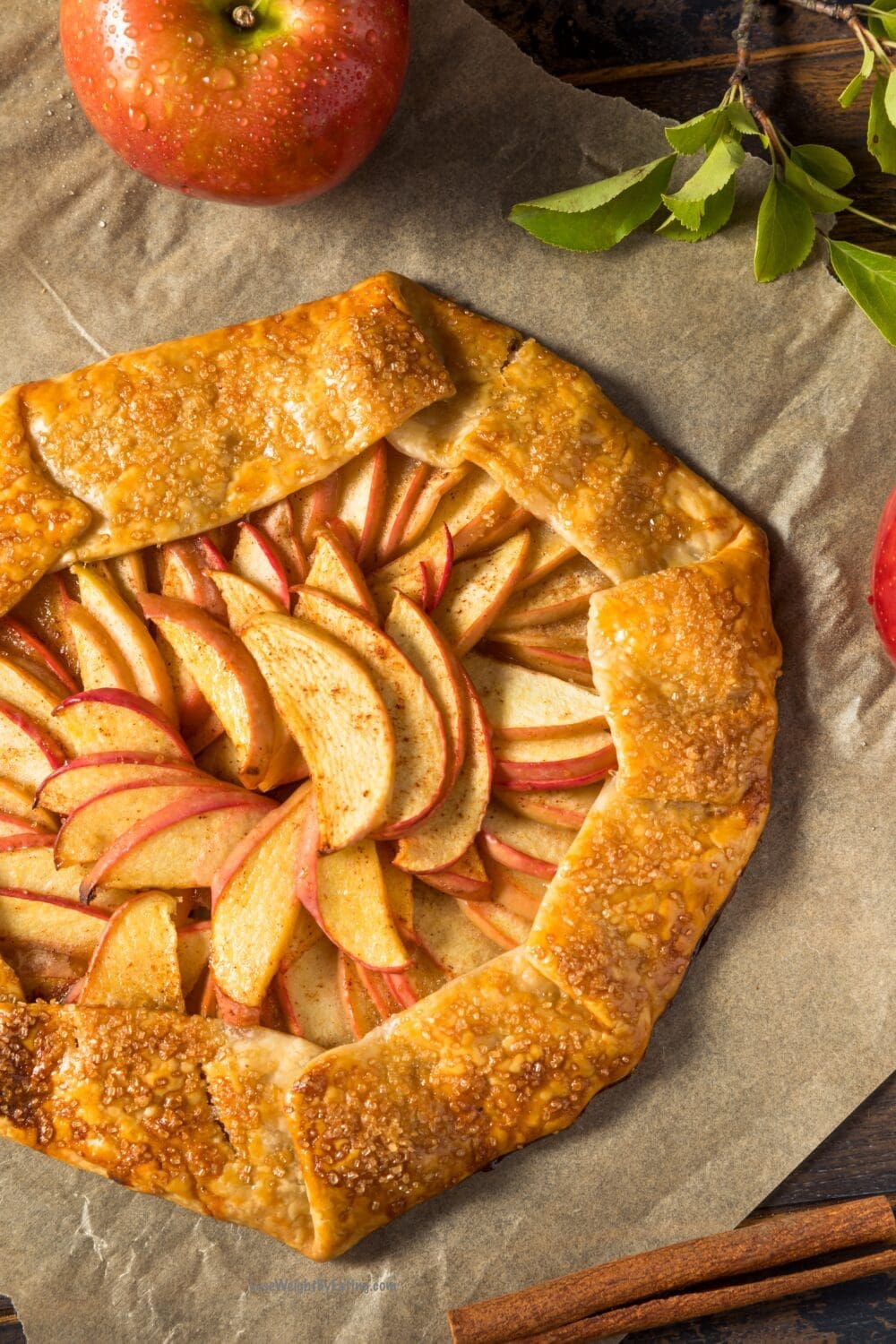 Low Calorie Apple Galette