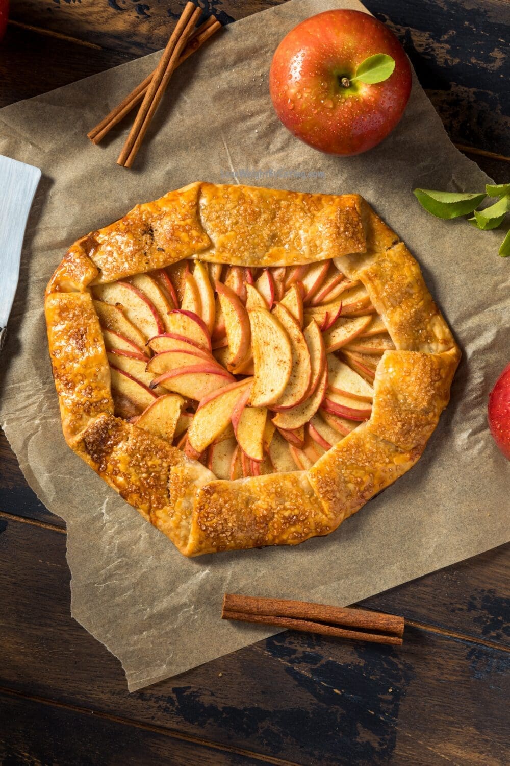 Low Calorie Apple Galette