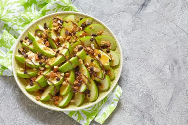 low calorie apple nachos