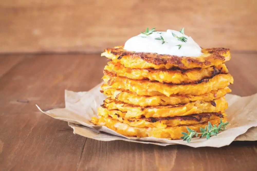 Low Calorie Butternut Squash Fritters