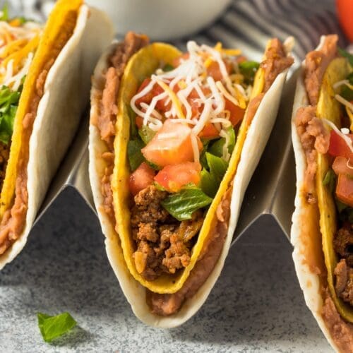 Low Calorie Double Decker Tacos