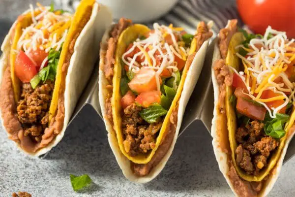 Low Calorie Double Decker Tacos