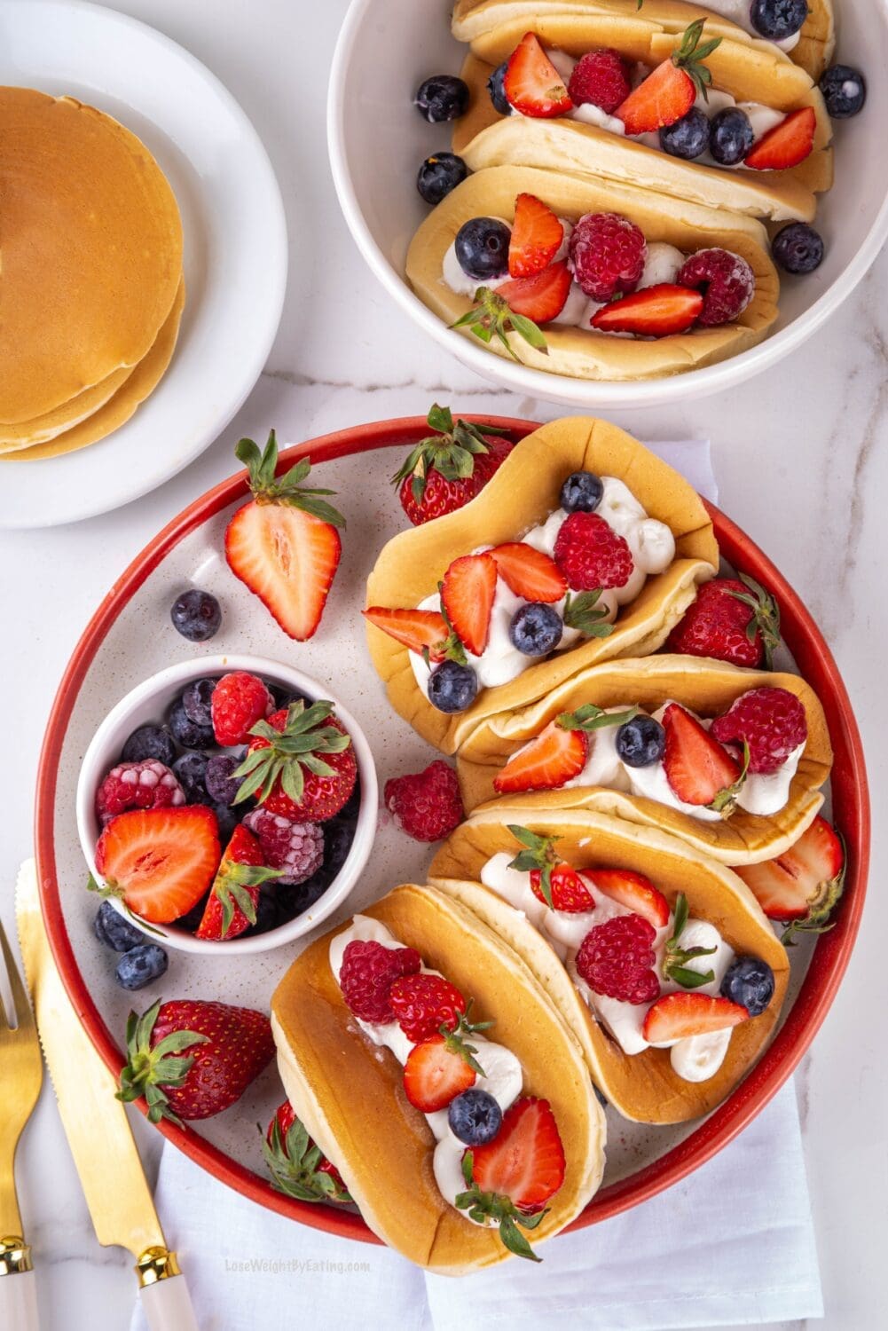 Low Calorie High Protein Pancake Tacos