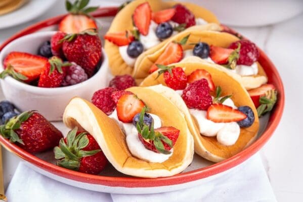 Low Calorie High Protein Pancake Tacos