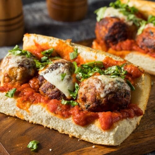 Low Calorie Meatball Sub