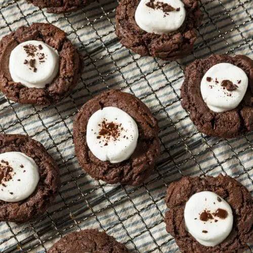 Low Calorie Hot Cocoa Cookies