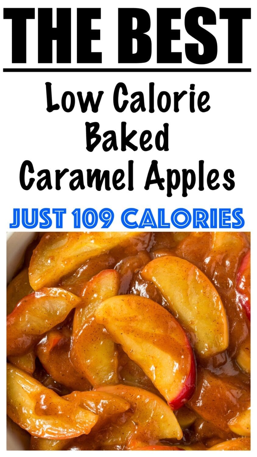 Low Calorie Baked Caramel Apples