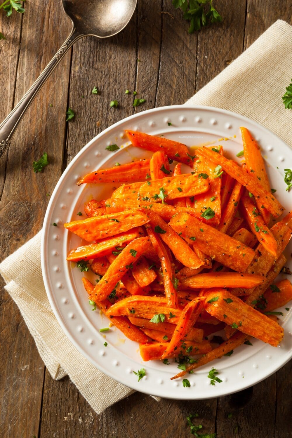 Low Calorie Ranch Seasoned Carrots