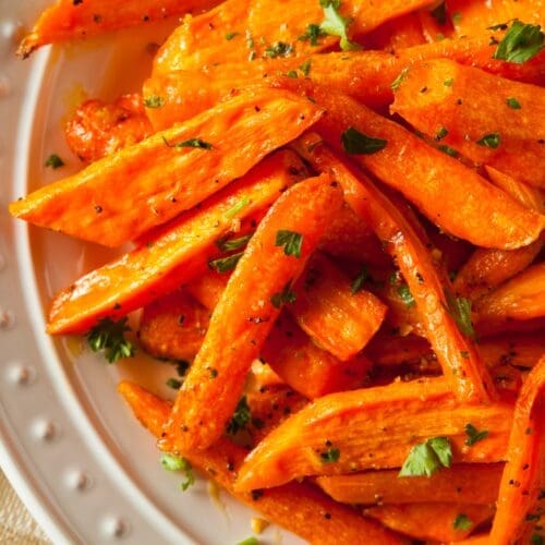 Low Calorie Ranch Seasoned Carrots