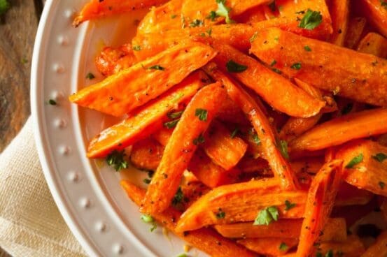 Low Calorie Ranch Seasoned Carrots