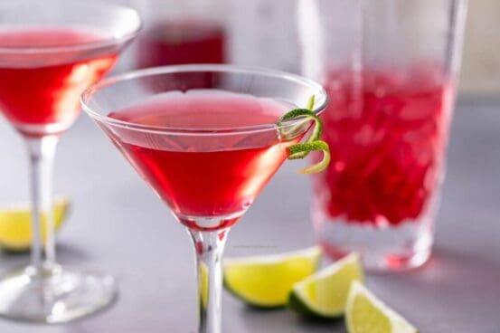 Low Calorie Cosmo Mocktail