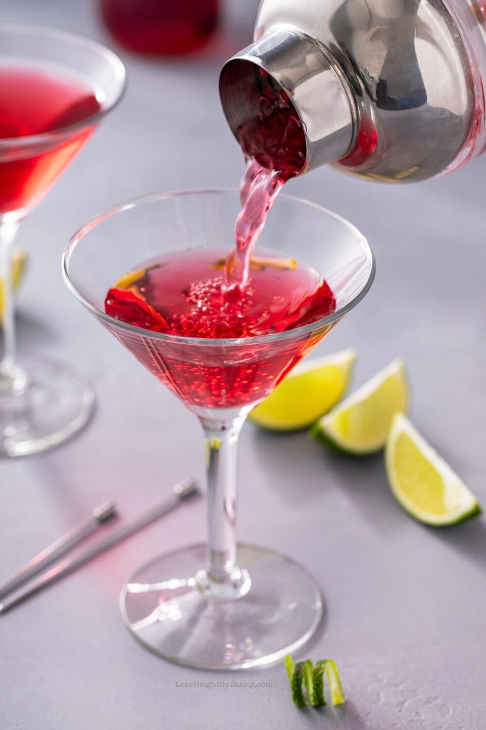 Low Calorie Cosmo Mocktail