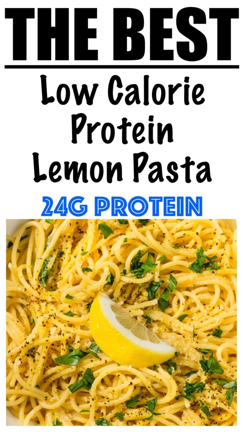 Low Calorie High Protein Lemon Pasta